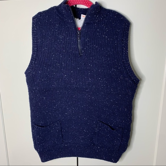 Cat & Jack Furry Lined Sweater Vest - Picture 1 of 11